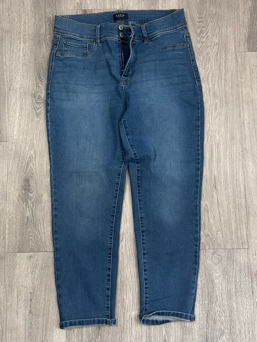 Dark Blue High-Rise Skinny Jeggings